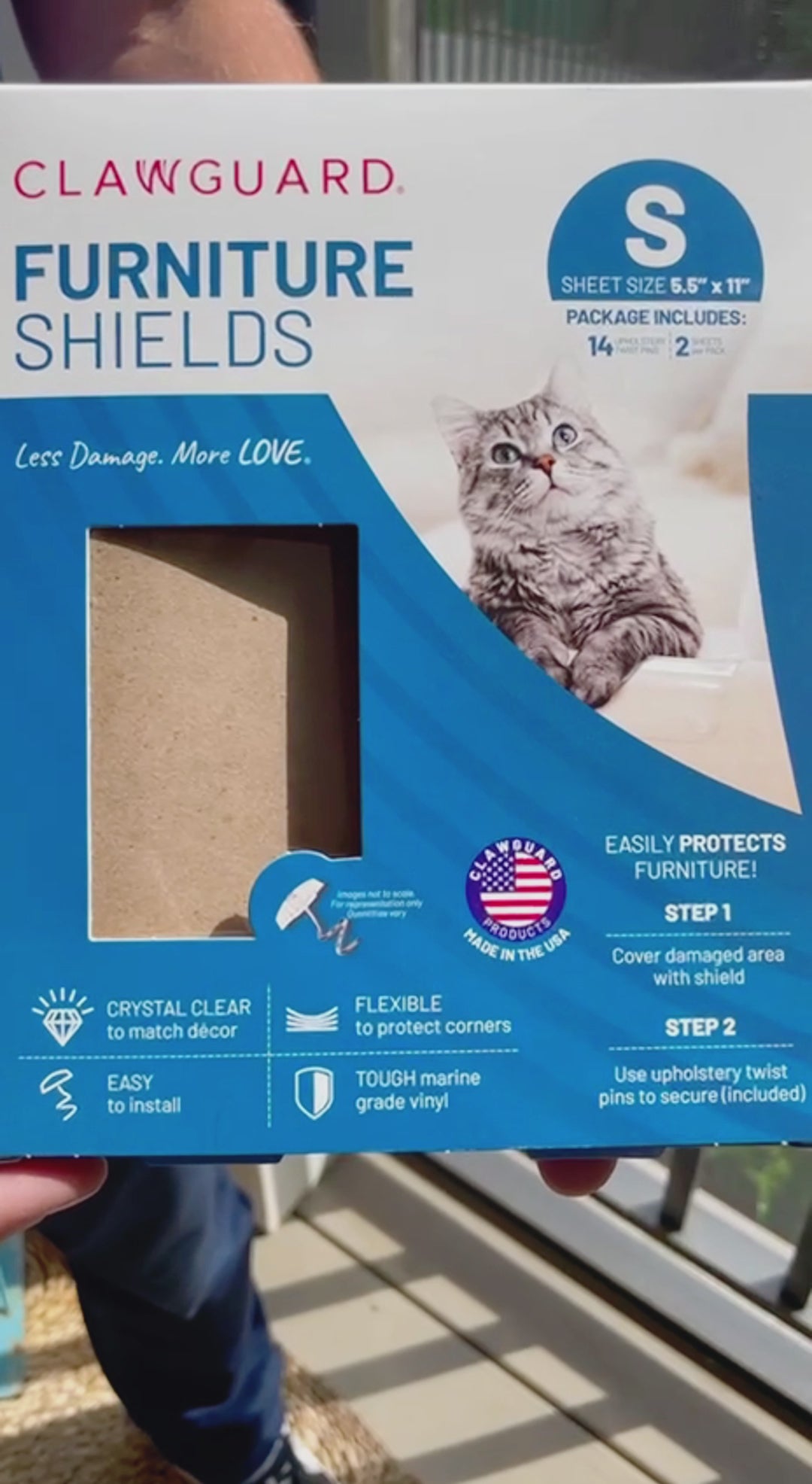 Furniture Protector Shields - Guard Against Cat Scratching