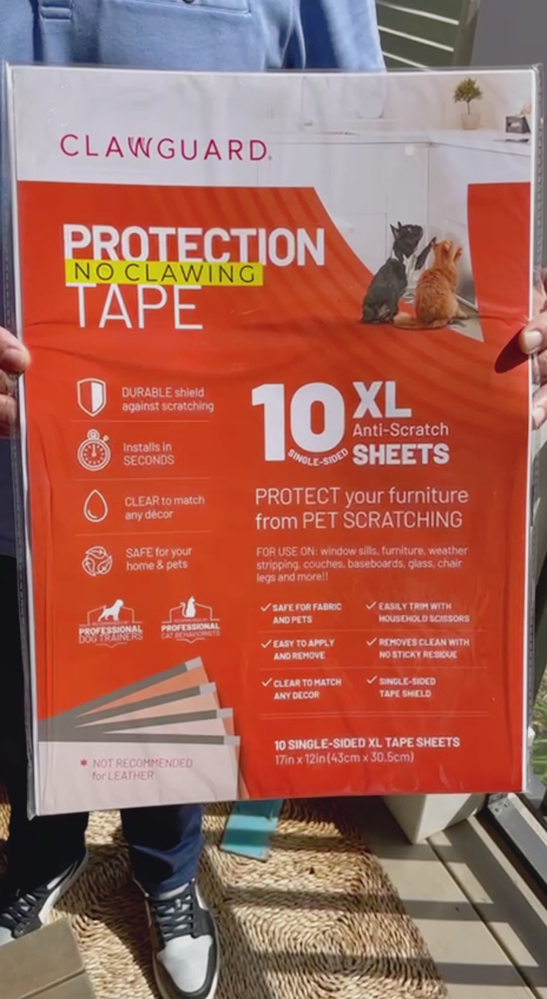 Anti Scratch Protection Tape - 10 XL Sheets