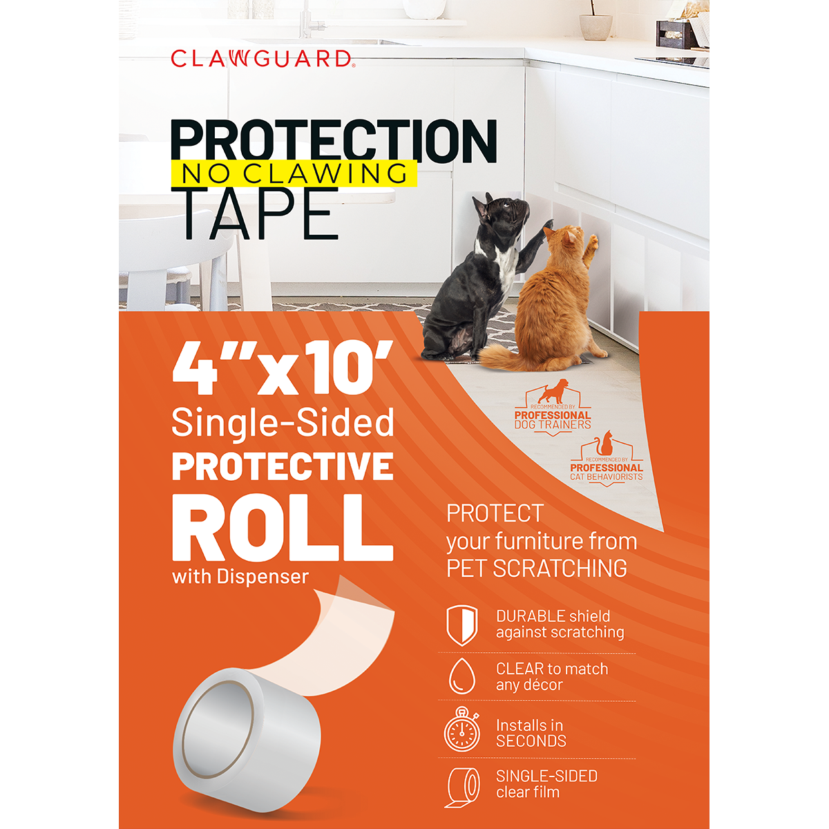 Anti-Scratch Protection Shields - Mega XL Roll · Clawguard