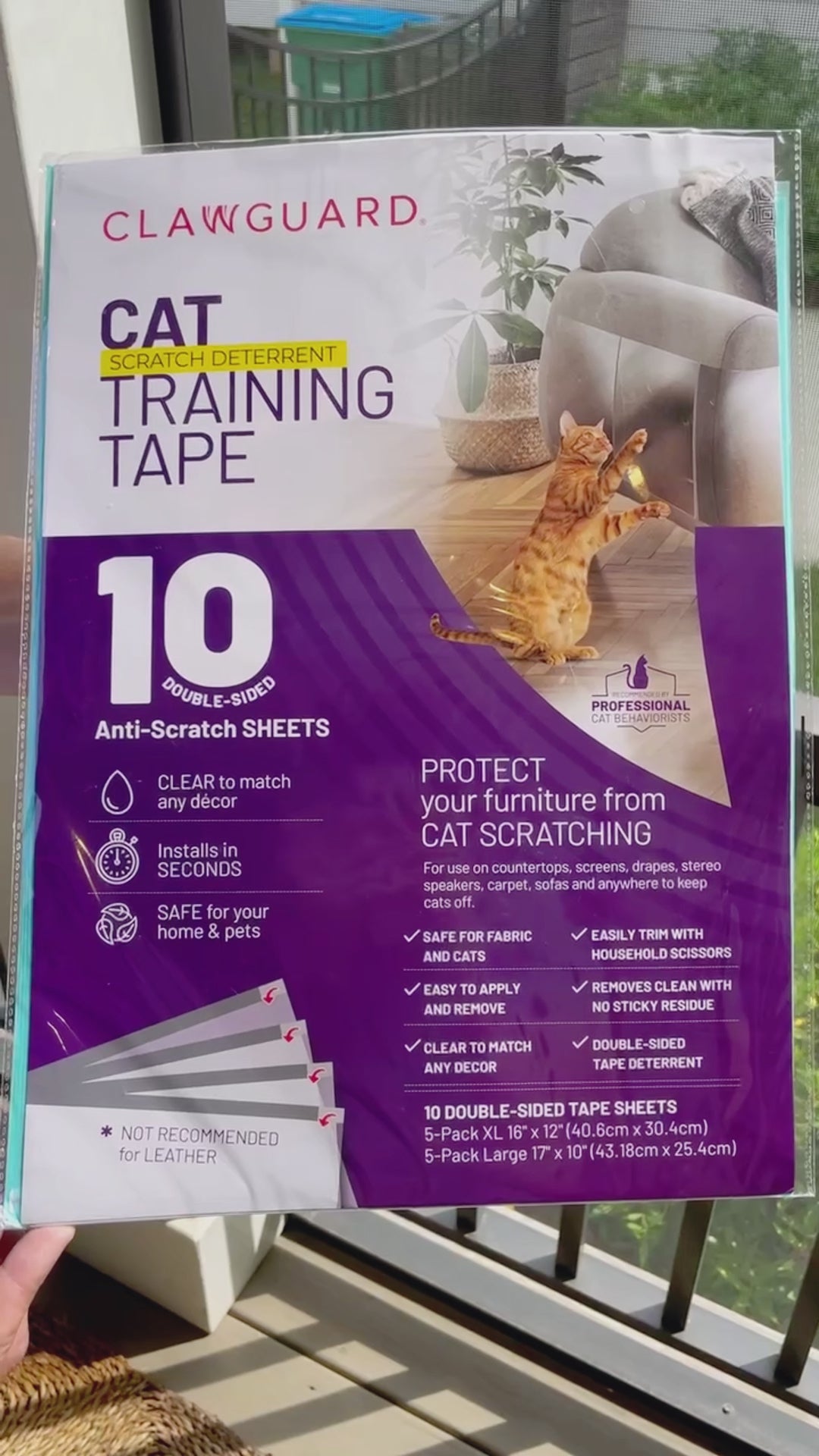 Cat Training Tape XL Sheets For Furniture And Surfaces